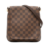 Damier Ebene Musette Salsa Long Strap